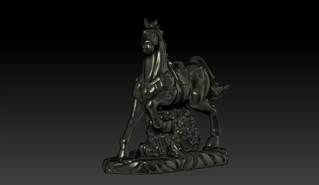Running Horse 3D print model_2