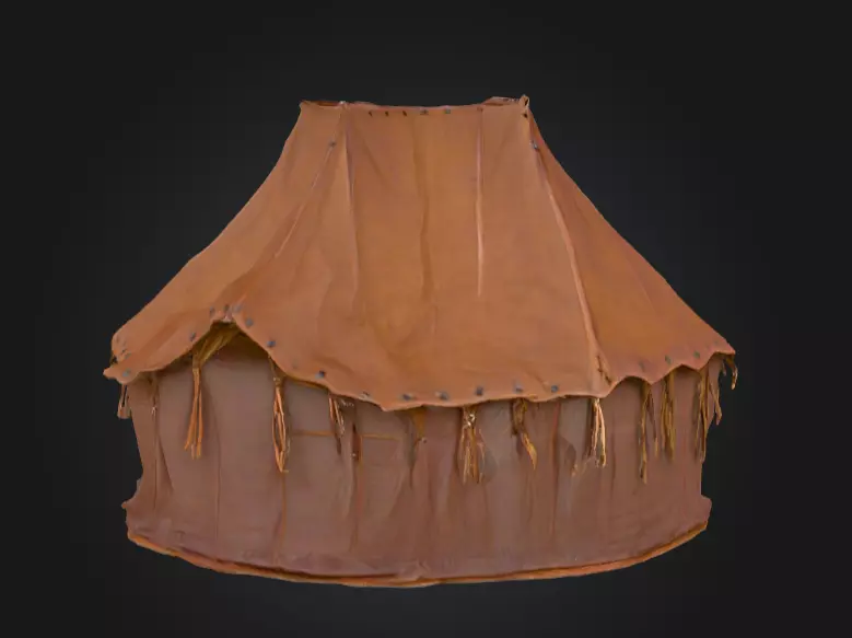 Large Medieval Camp Low-poly 3D model_3