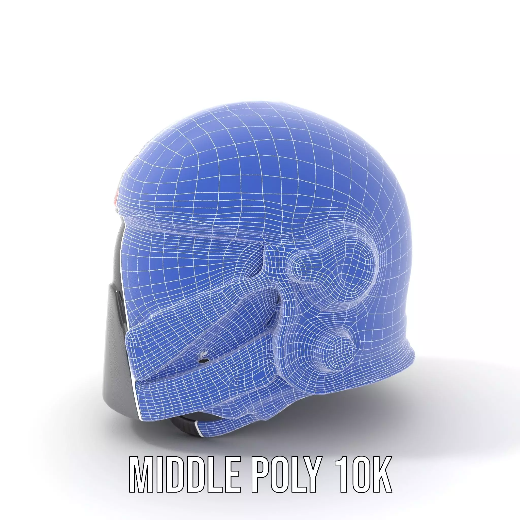 Sleek Black Helmet model pack Low-poly 3D model_27