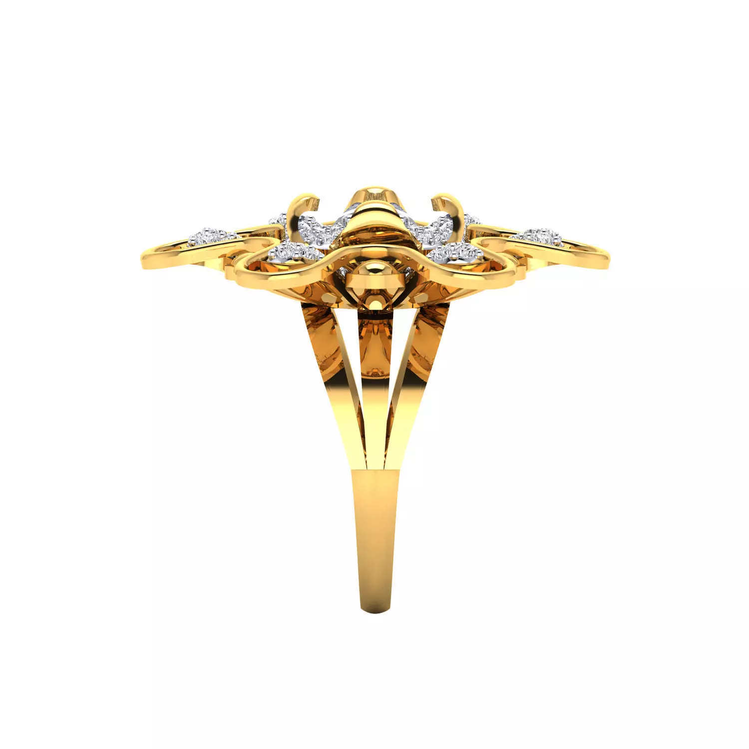 Women Ring Render 3dm STL MTL SLC JCD OBJ FBX Details 3D print model_19