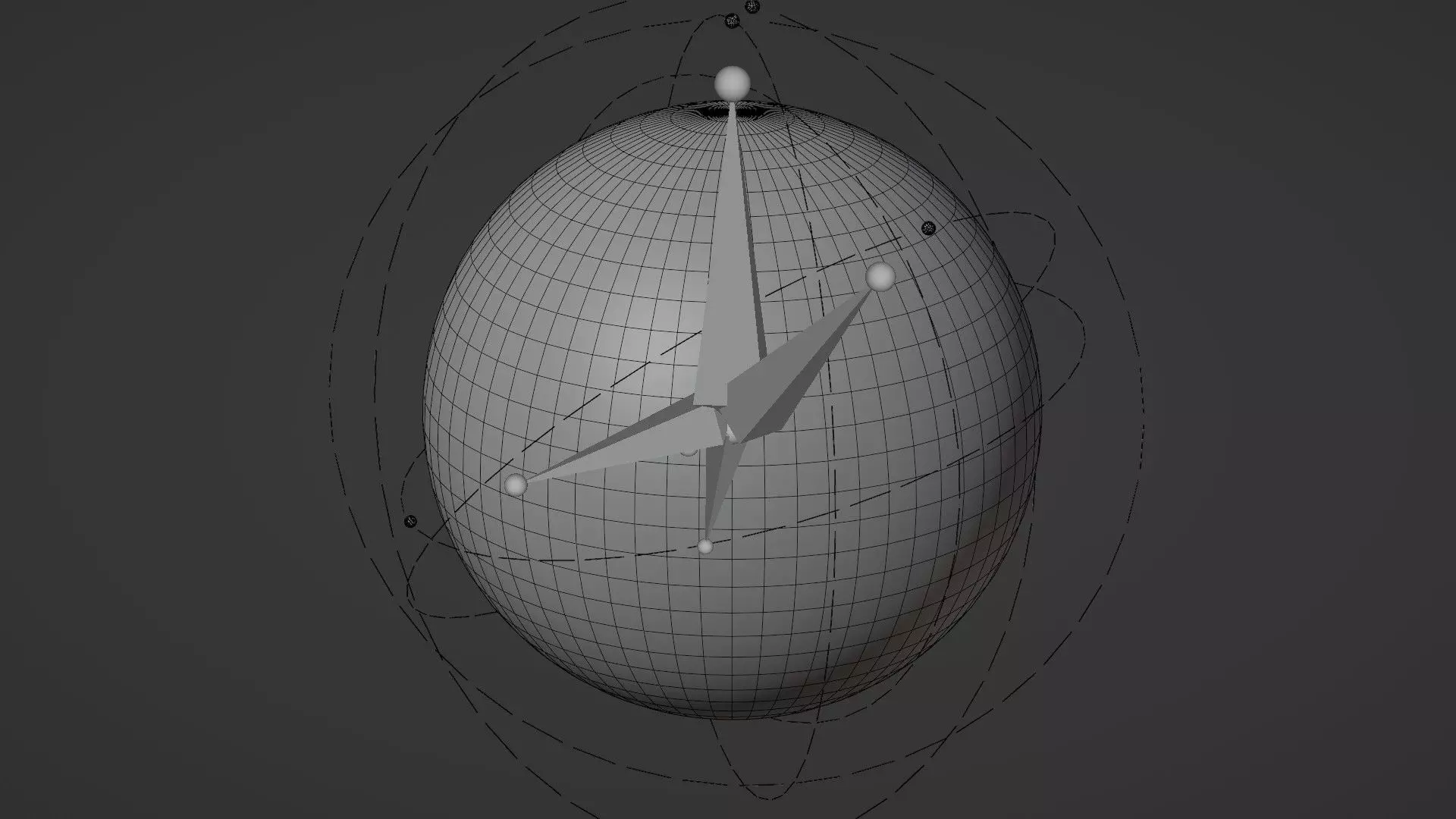 Animated Hologram Planet Earth No 7 With 50 Sci-Fi Music Tracks Low-poly 3D model_23