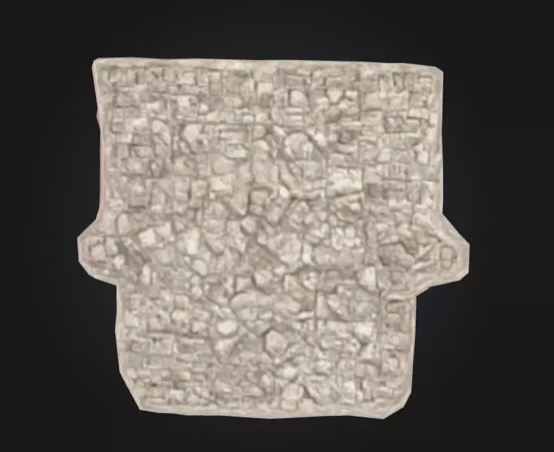 Ruined Fortress Model Low-poly 3D model_8