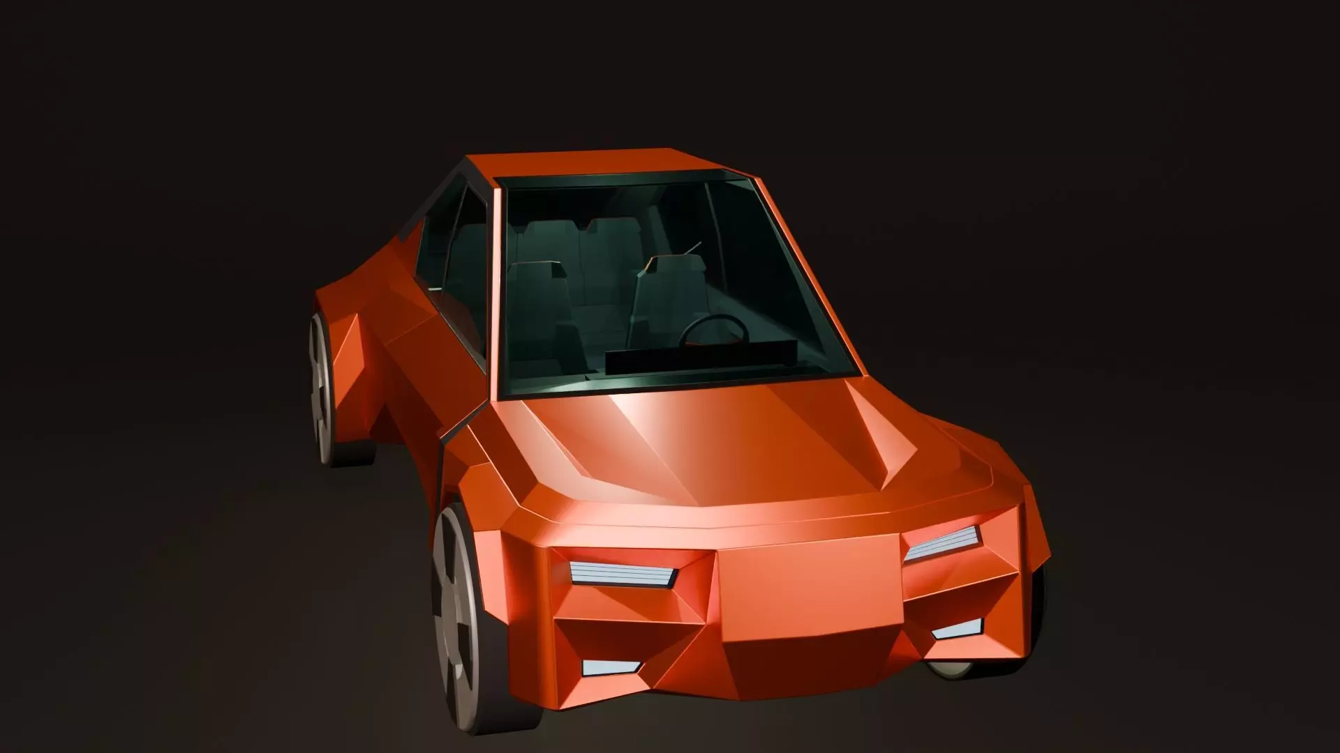 Concept styled sports coupe 3 3D model_6