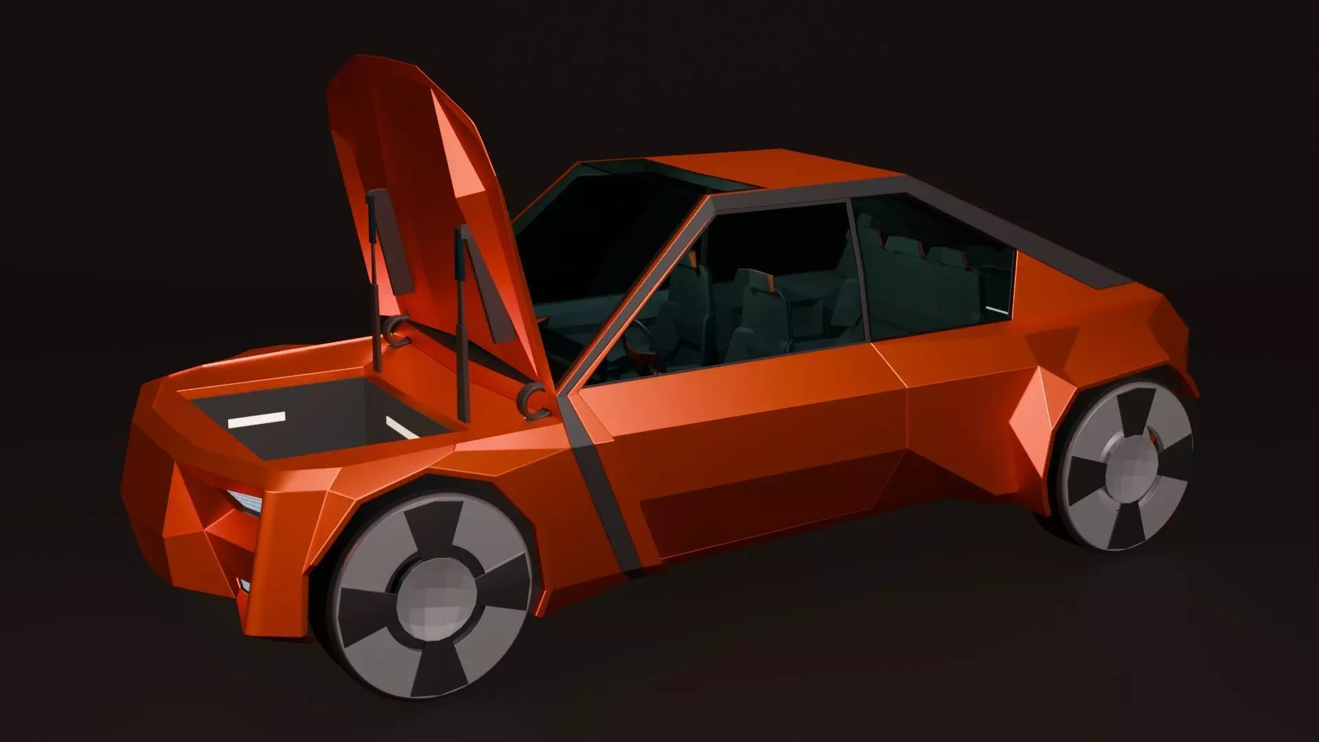 Concept styled sports coupe 3 3D model_10