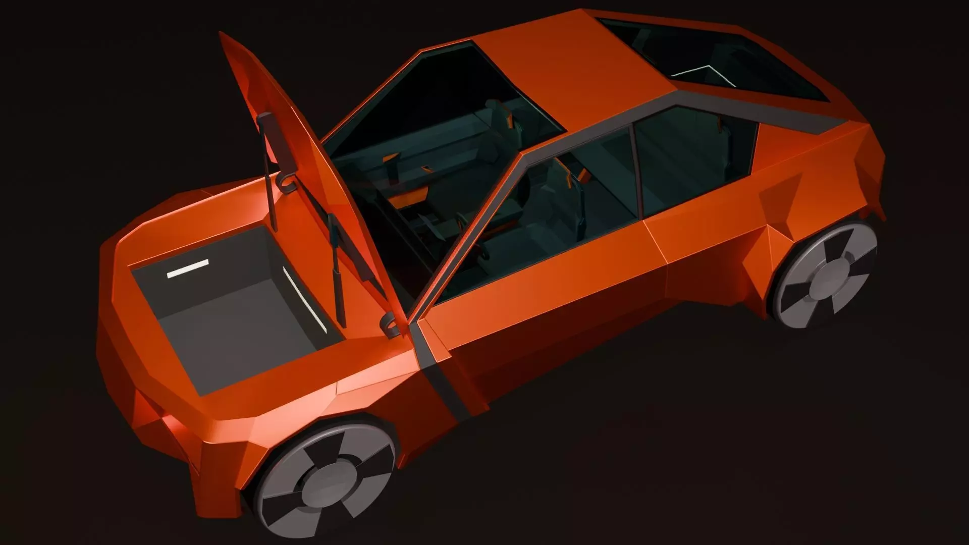 Concept styled sports coupe 3 3D model_11