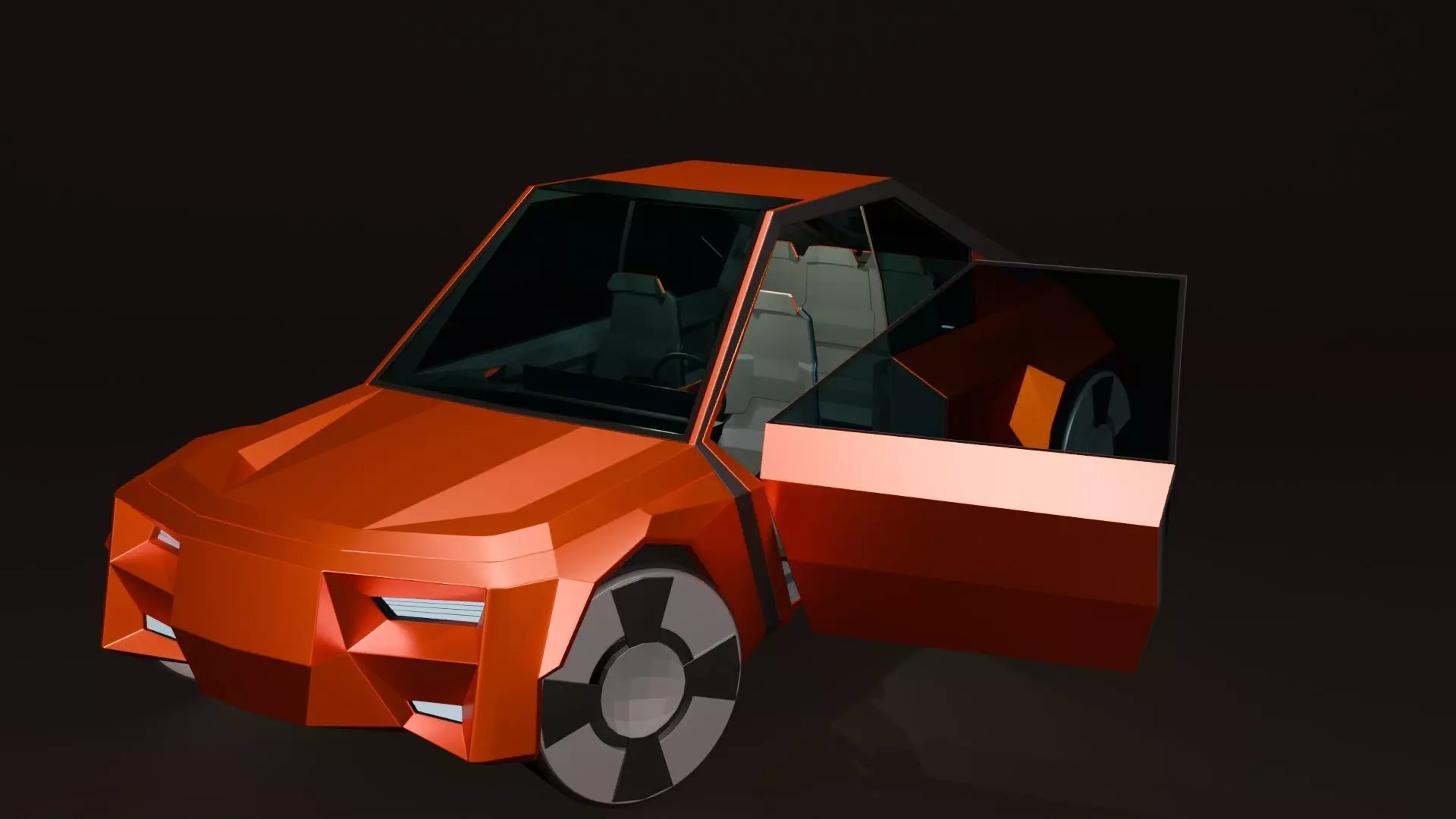 Concept styled sports coupe 3 3D model_8