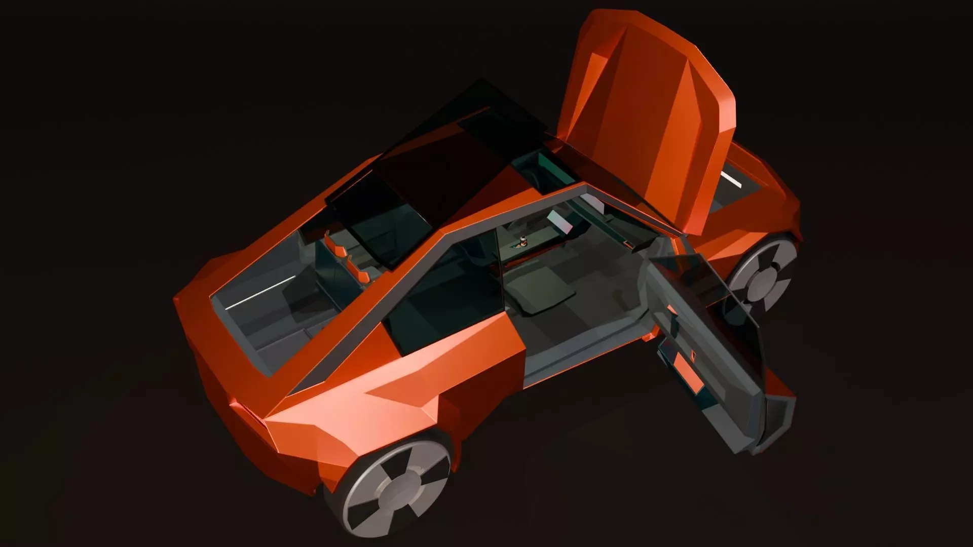 Concept styled sports coupe 3 3D model_21