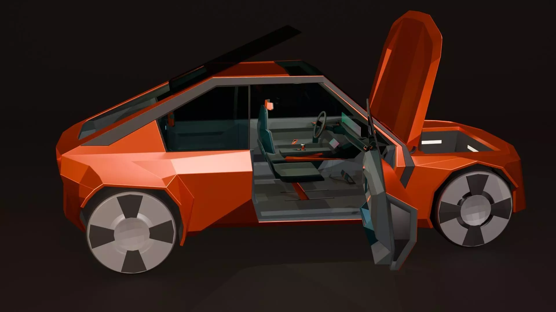 Concept styled sports coupe 3 3D model_22