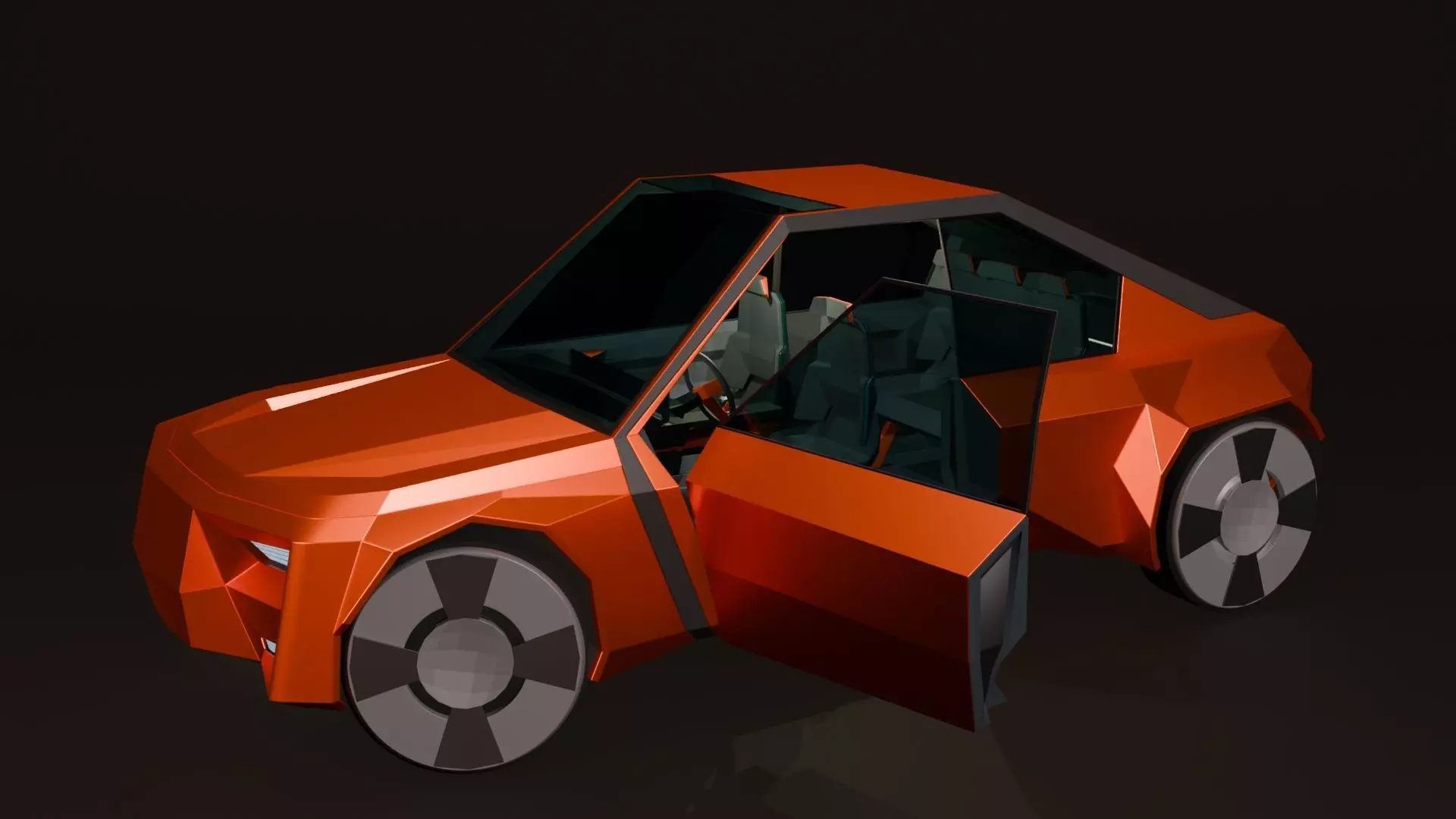 Concept styled sports coupe 3 3D model_9