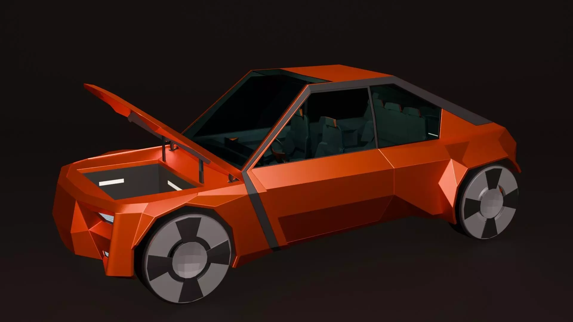 Concept styled sports coupe 3 3D model_12