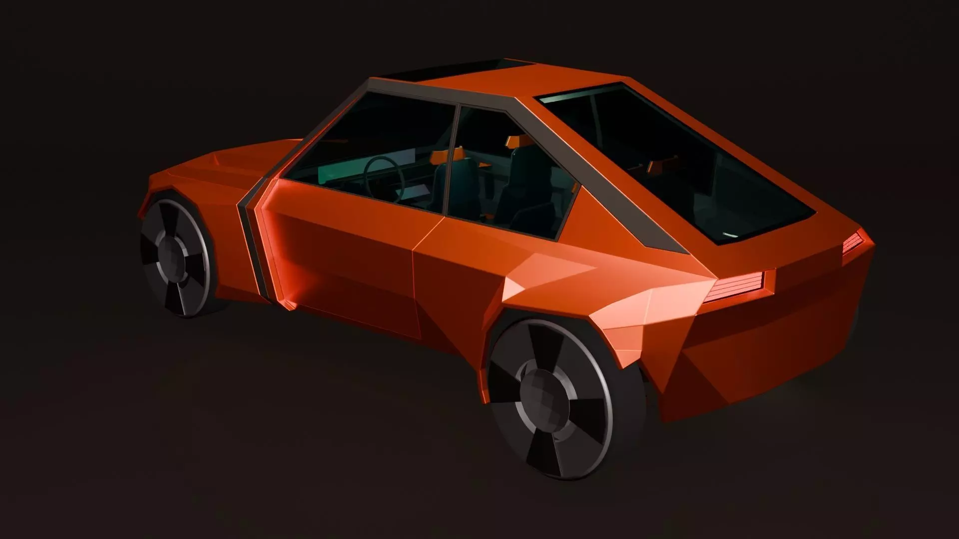 Concept styled sports coupe 3 3D model_17