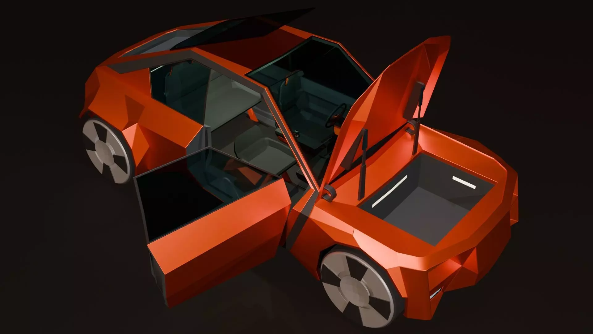 Concept styled sports coupe 3 3D model_23