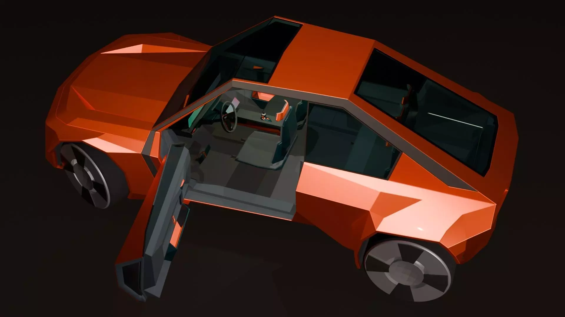 Concept styled sports coupe 3 3D model_15