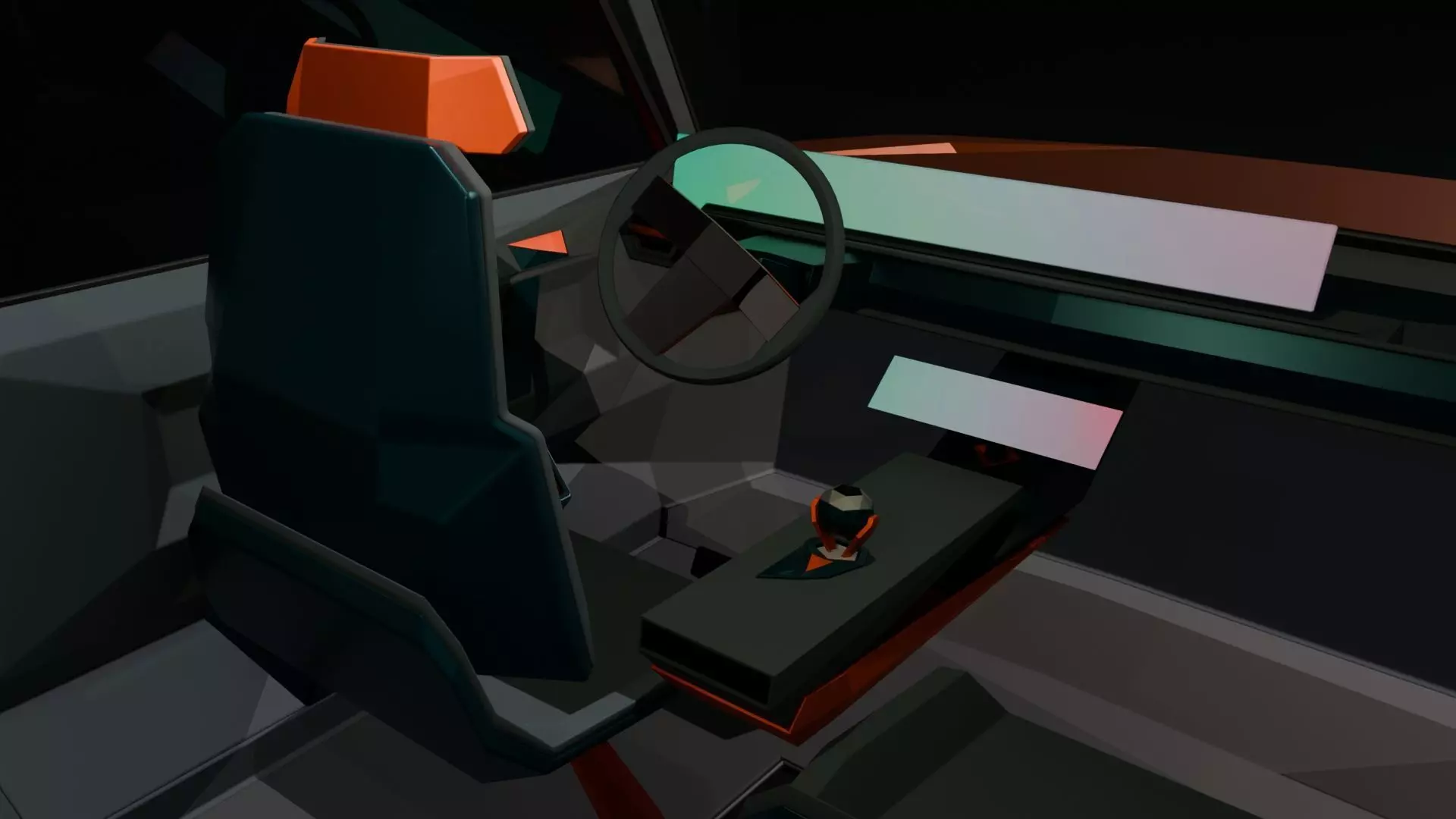 Concept styled sports coupe 3 3D model_25