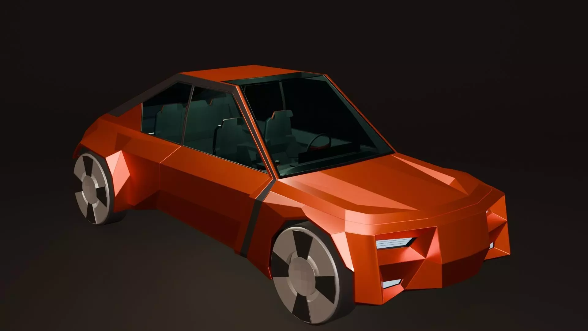 Concept styled sports coupe 3 3D model_5