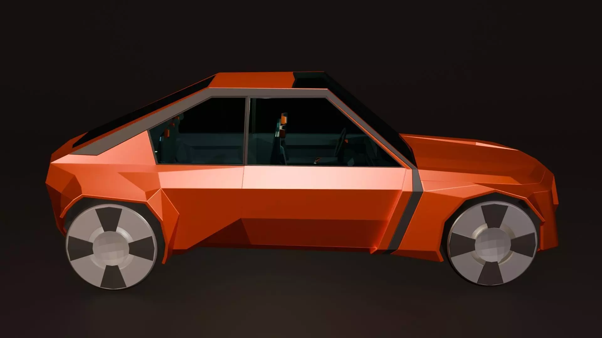 Concept styled sports coupe 3 3D model_3