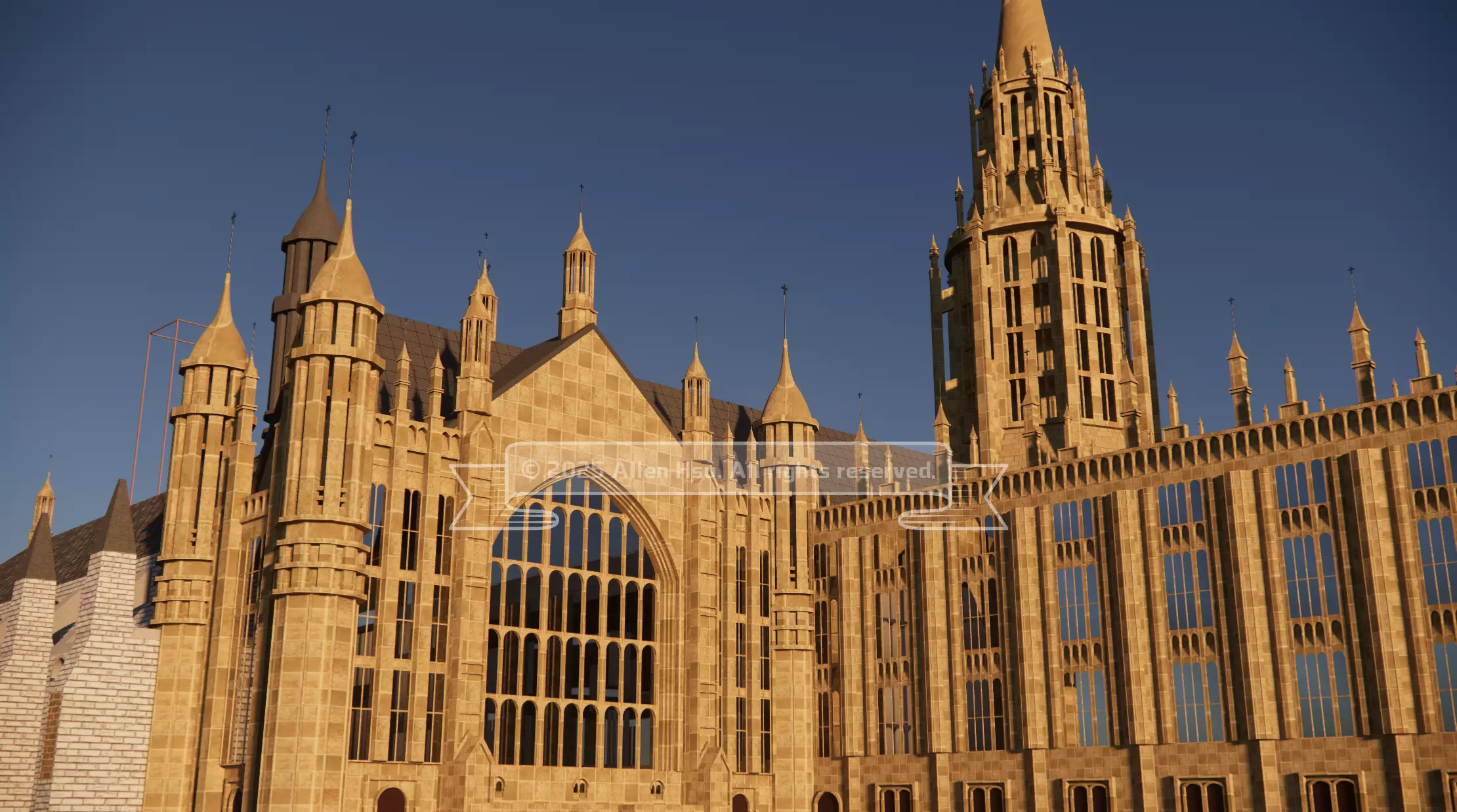 Palace of Westminster - does not include Big Ben 3D model_51