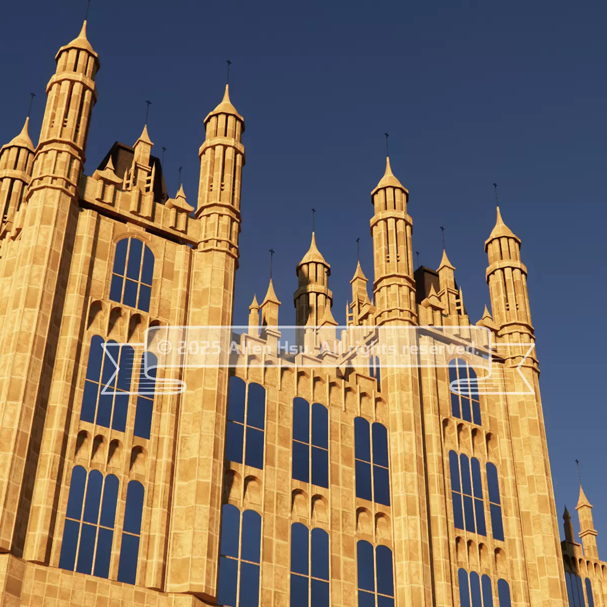 Palace of Westminster - does not include Big Ben 3D model_0
