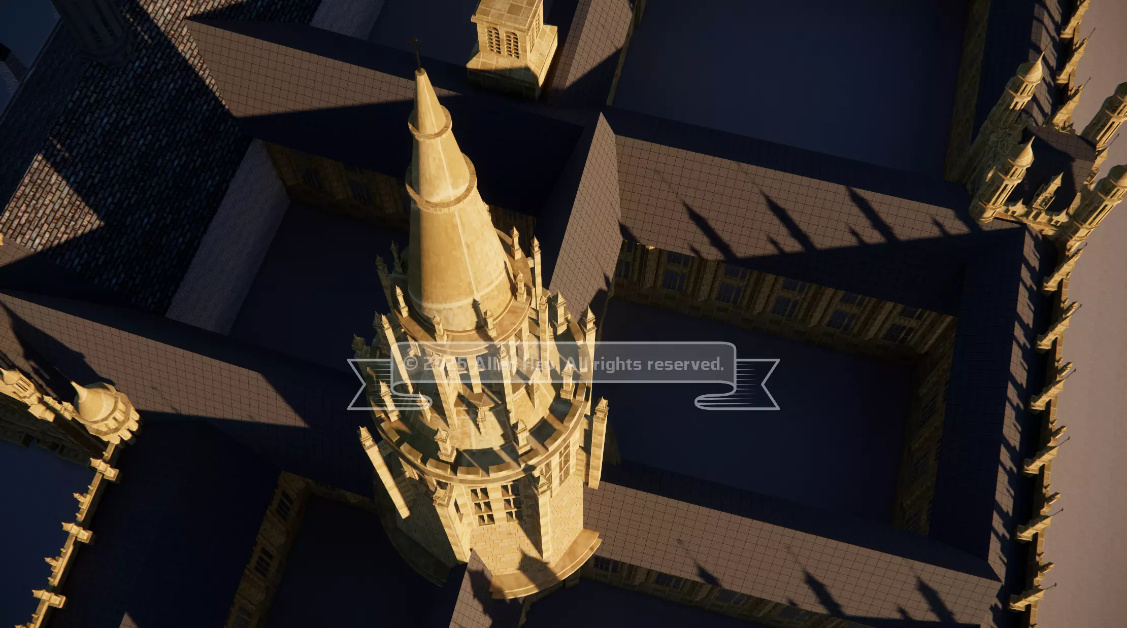 Palace of Westminster - does not include Big Ben 3D model_54