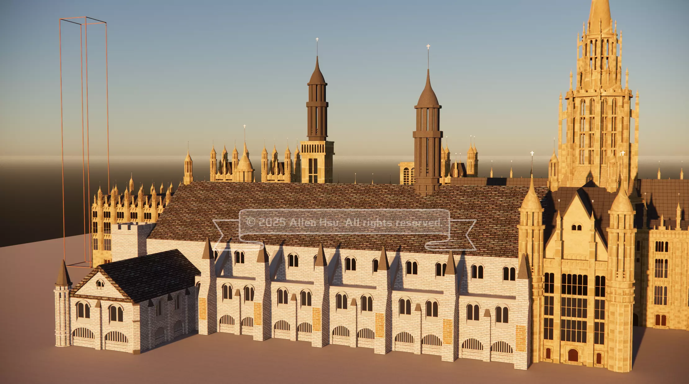Palace of Westminster - does not include Big Ben 3D model_39