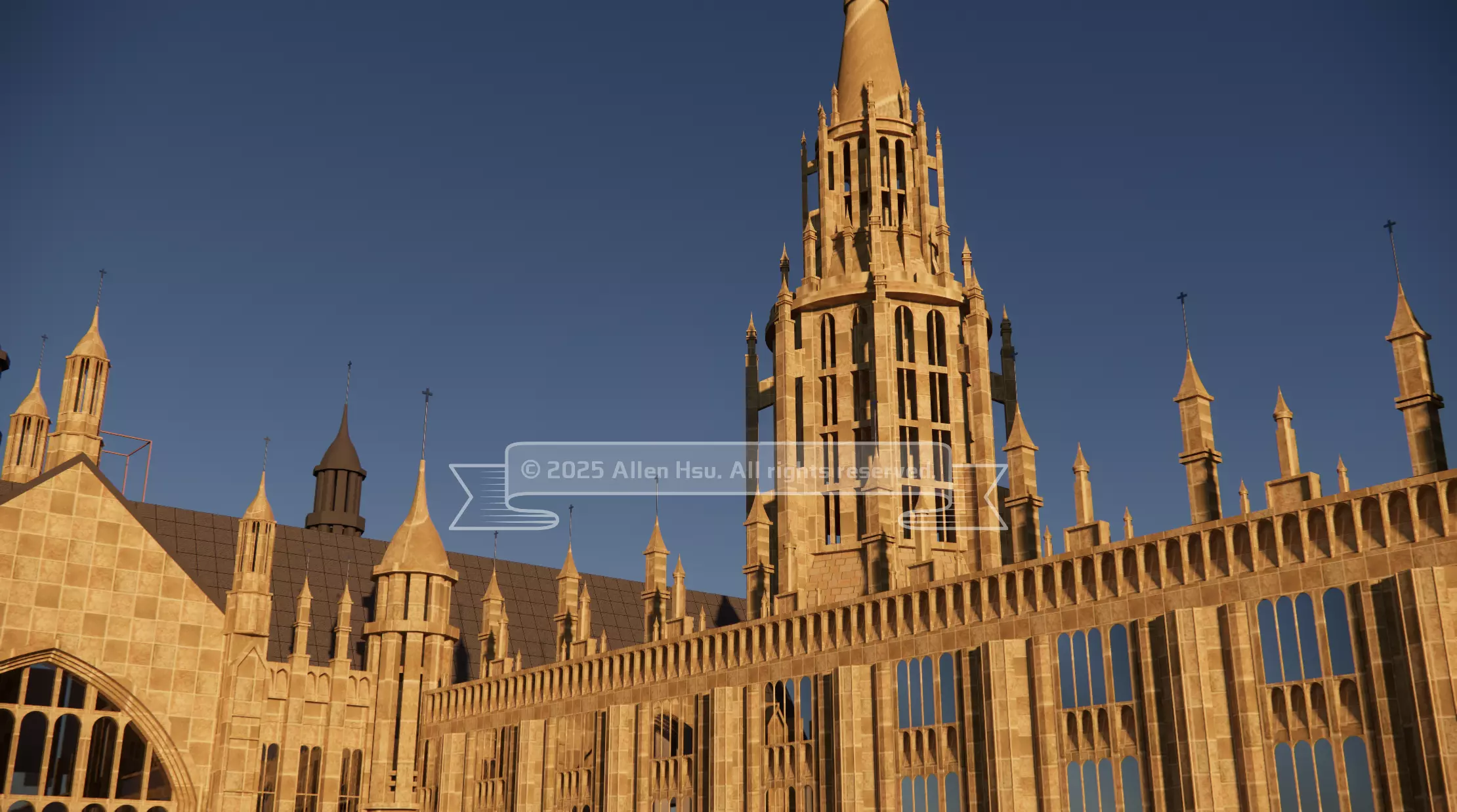 Palace of Westminster - does not include Big Ben 3D model_26