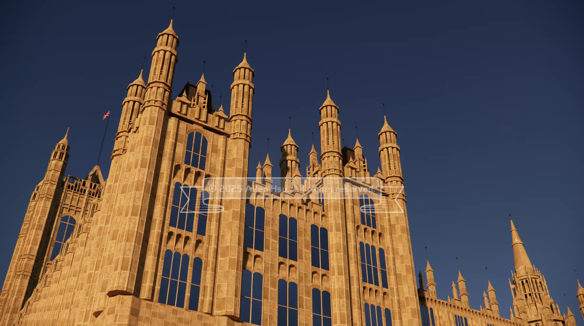 Palace of Westminster - does not include Big Ben 3D model_57