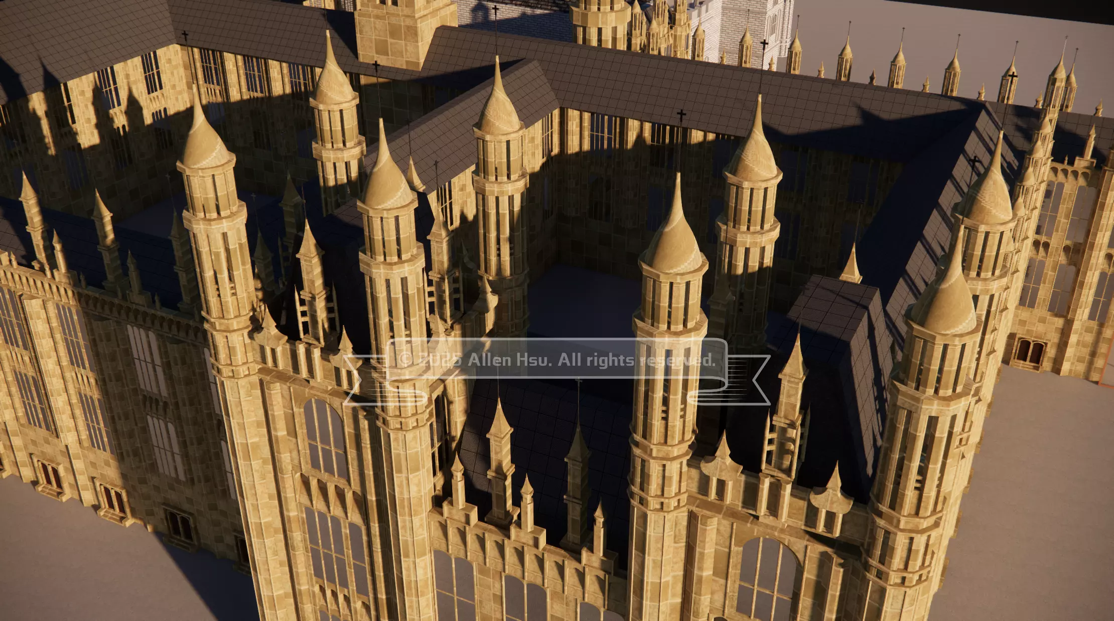 Palace of Westminster - does not include Big Ben 3D model_71