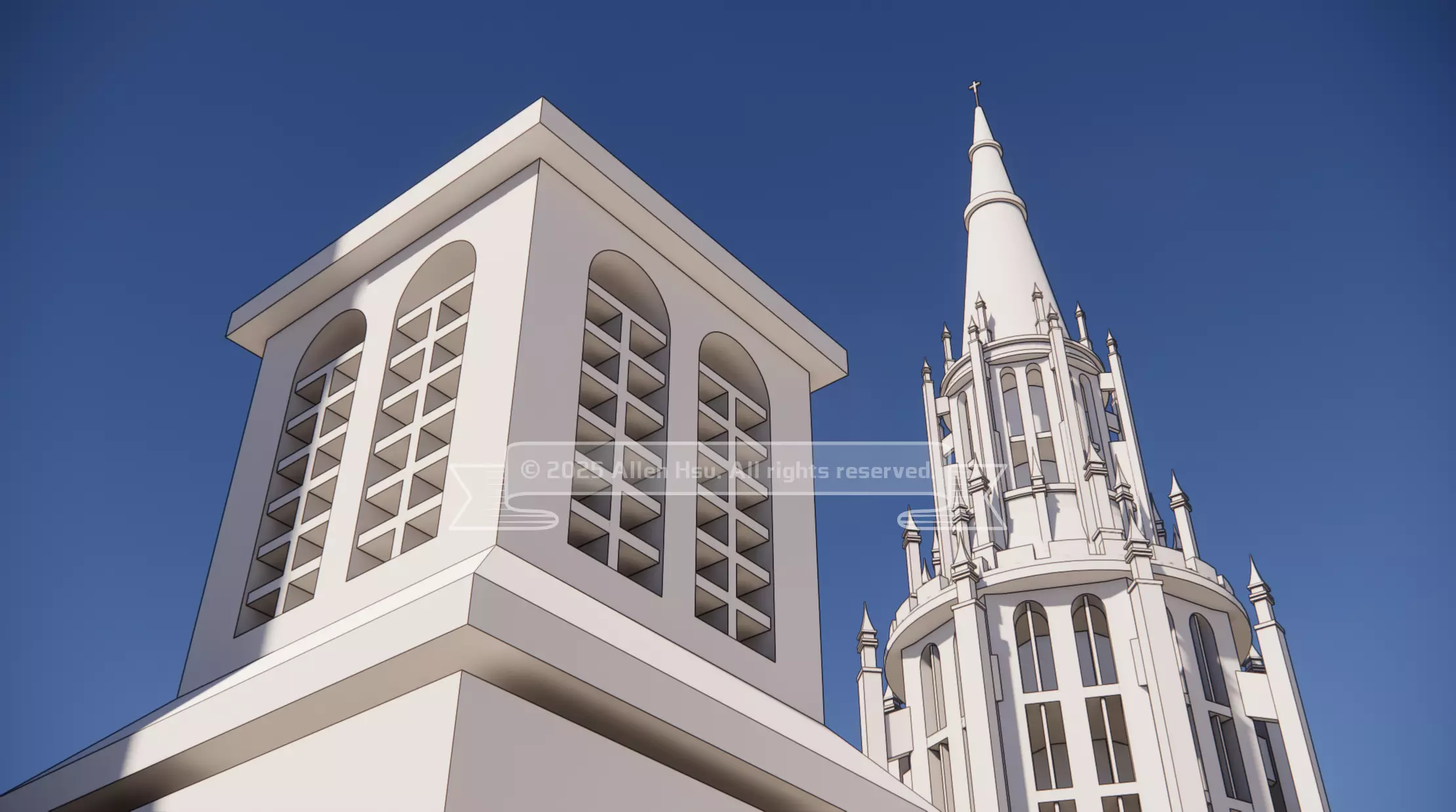 Palace of Westminster - does not include Big Ben 3D model_79