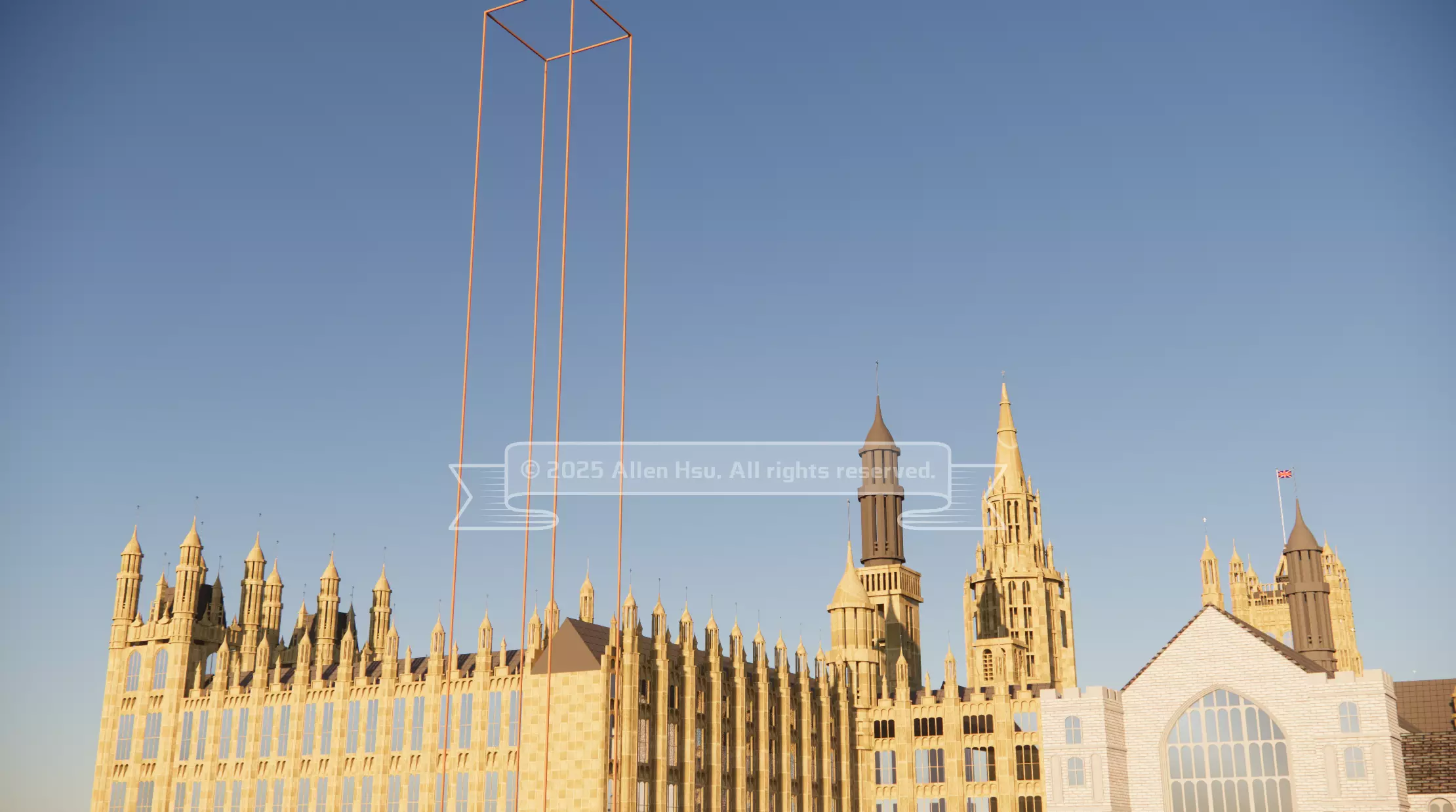 Palace of Westminster - does not include Big Ben 3D model_33