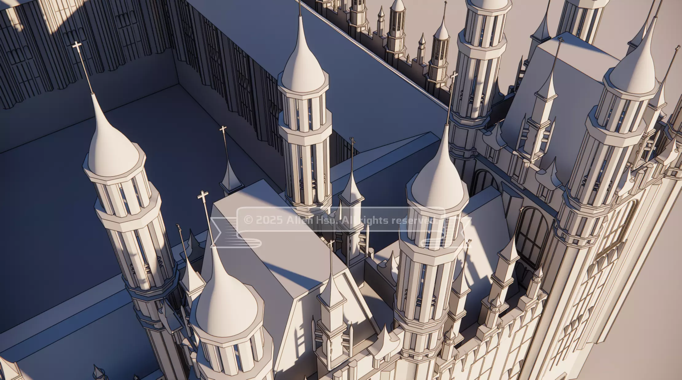 Palace of Westminster - does not include Big Ben 3D model_82
