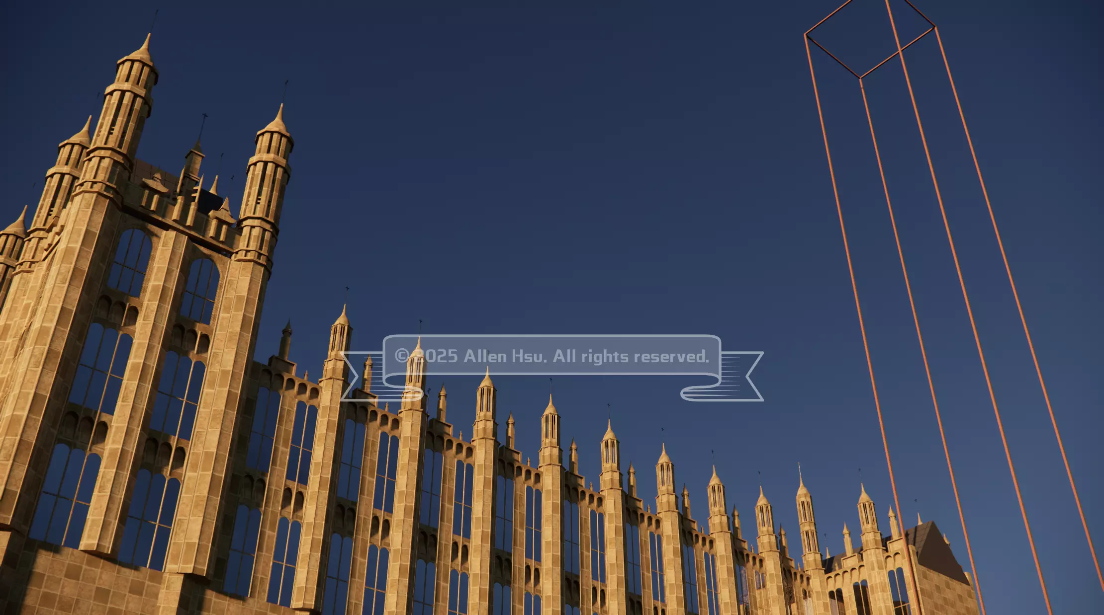 Palace of Westminster - does not include Big Ben 3D model_55
