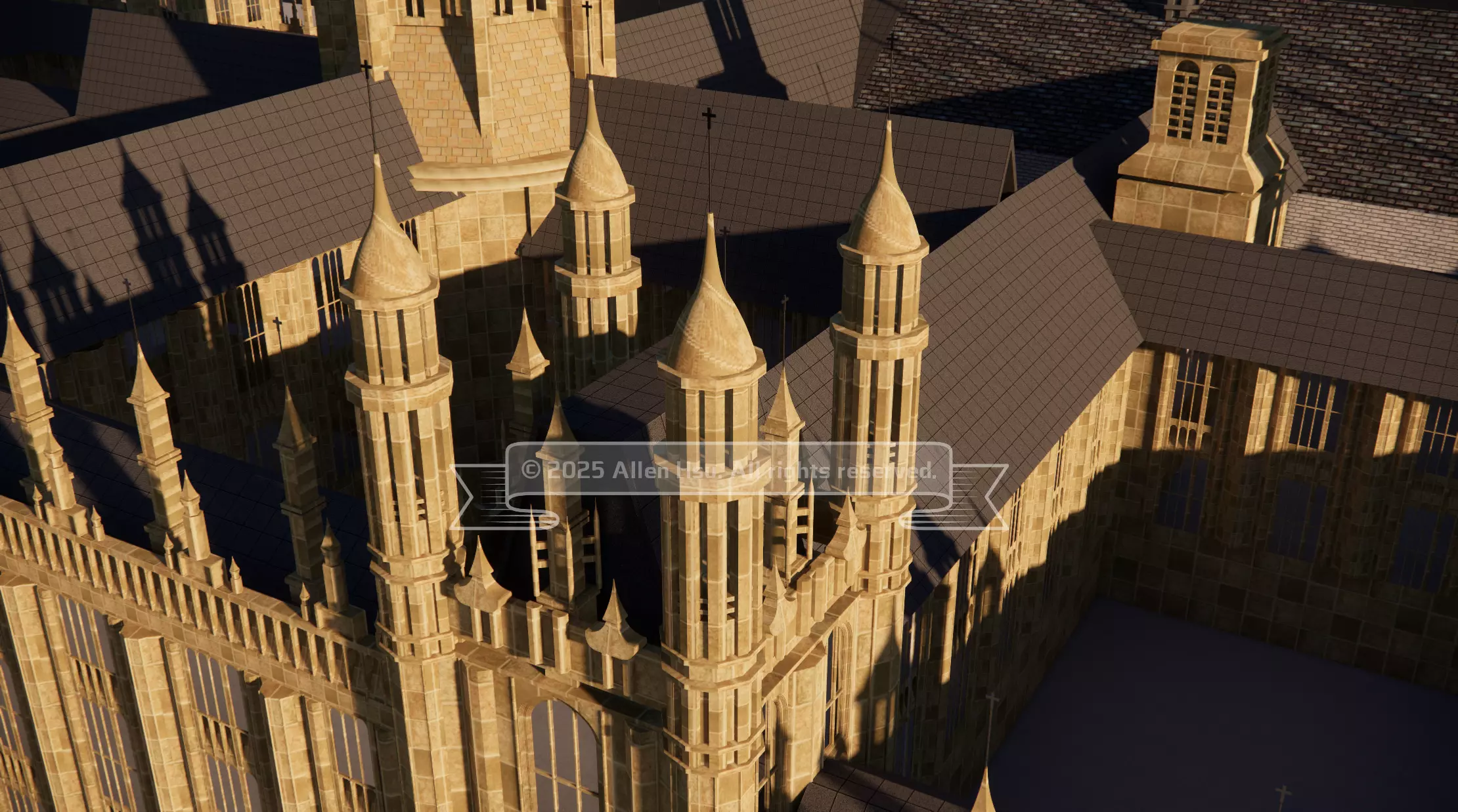 Palace of Westminster - does not include Big Ben 3D model_64