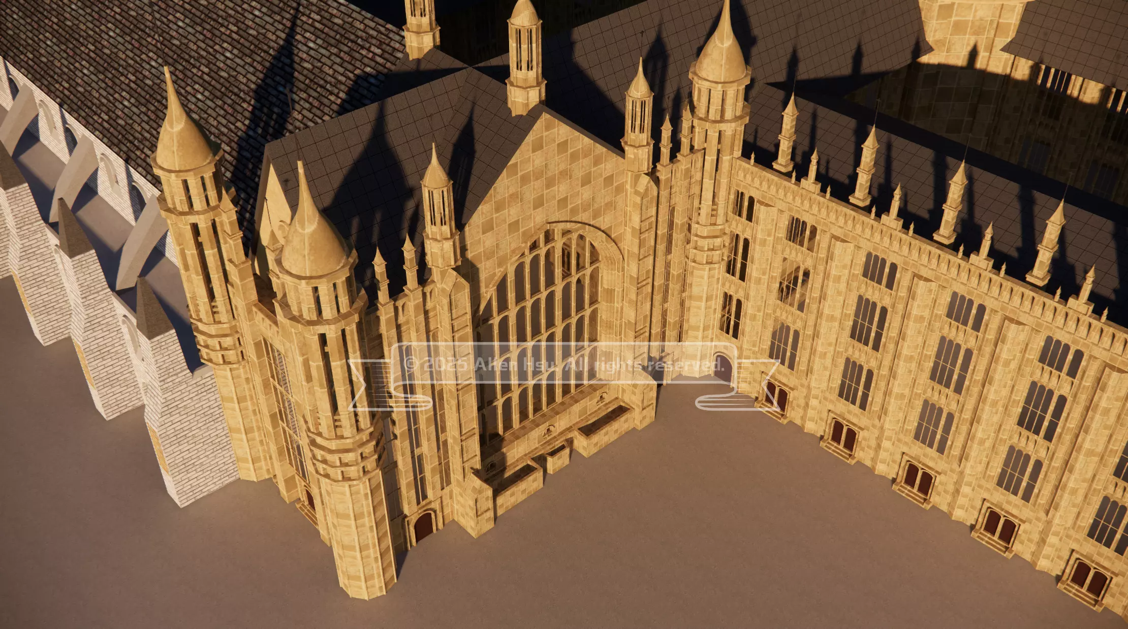 Palace of Westminster - does not include Big Ben 3D model_35