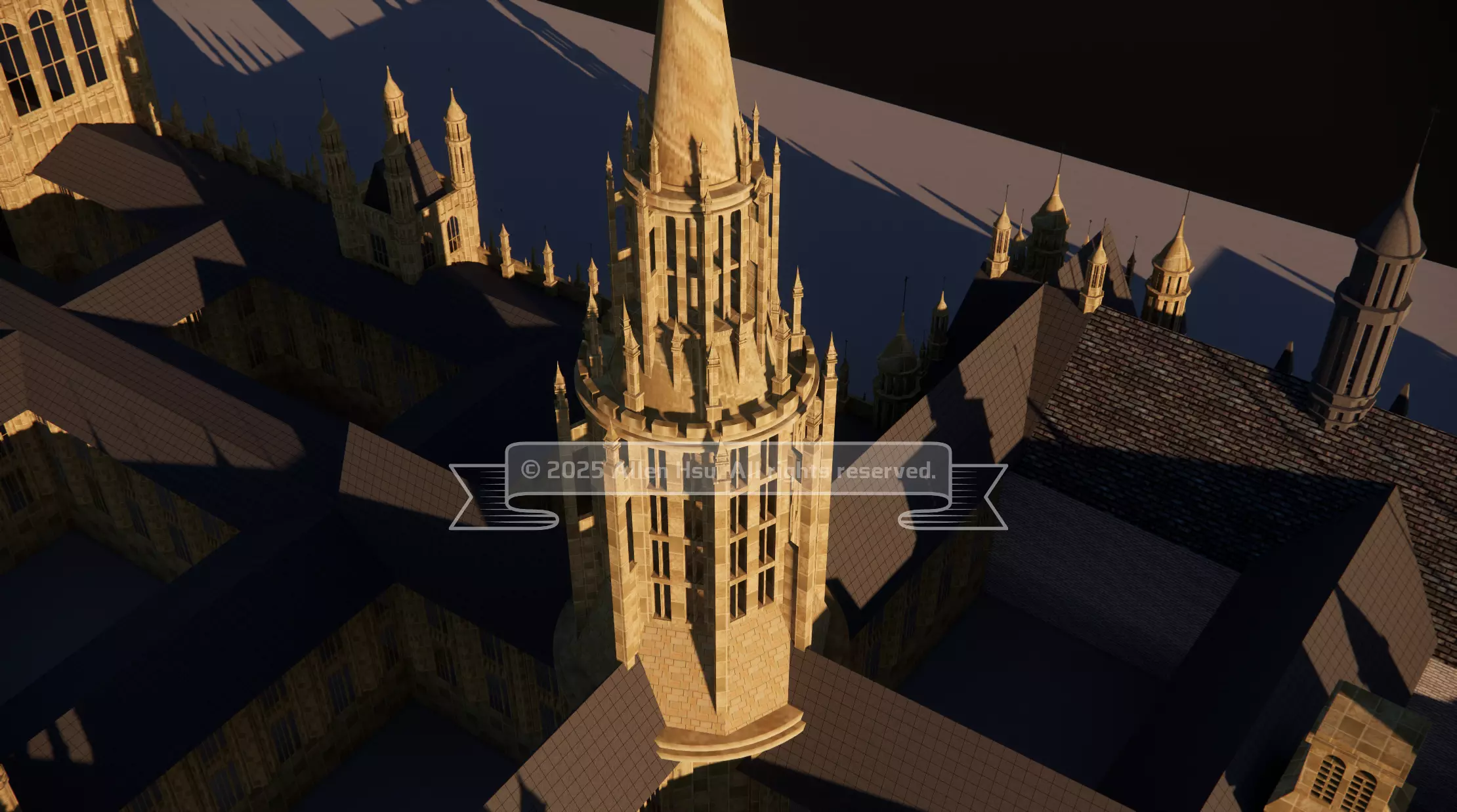 Palace of Westminster - does not include Big Ben 3D model_72