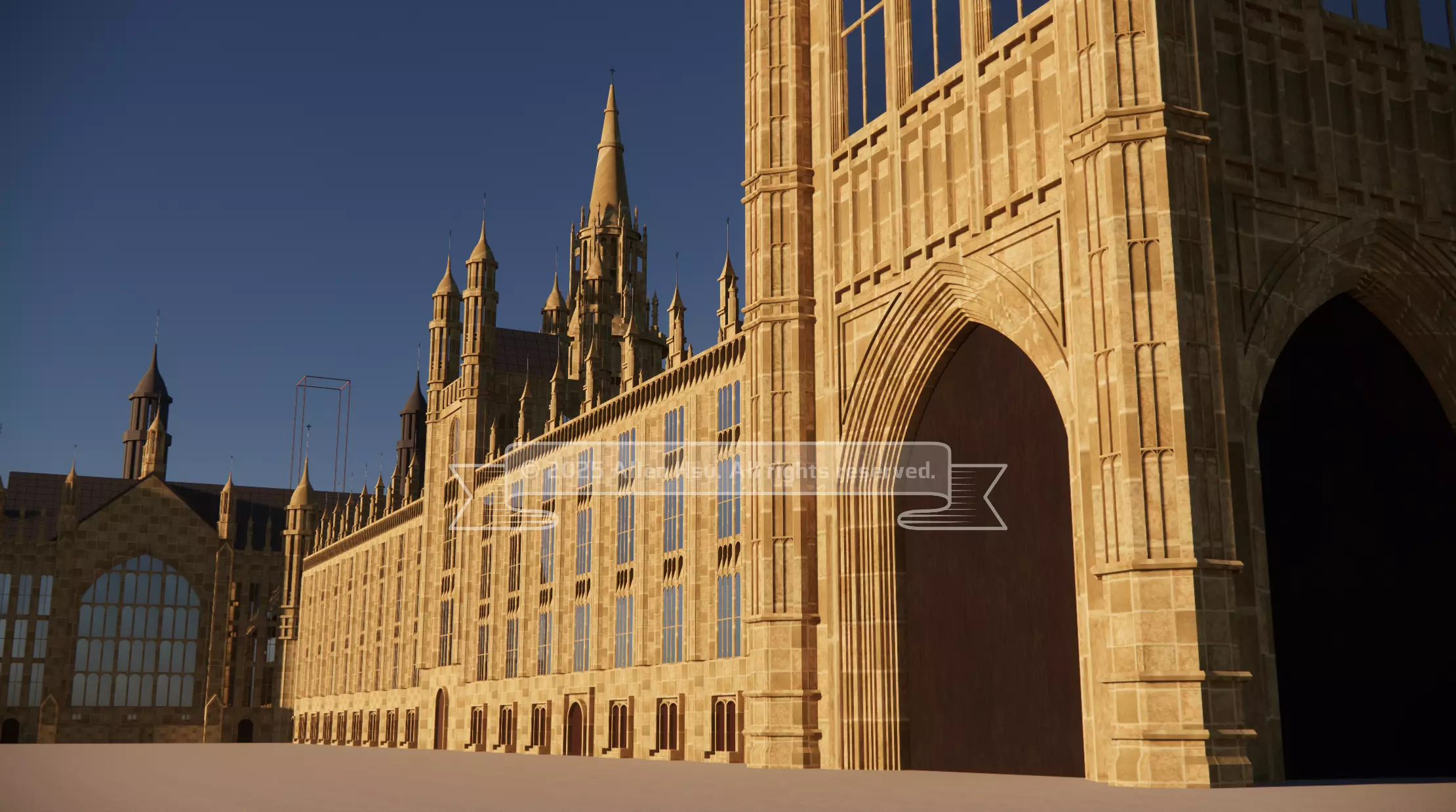 Palace of Westminster - does not include Big Ben 3D model_23