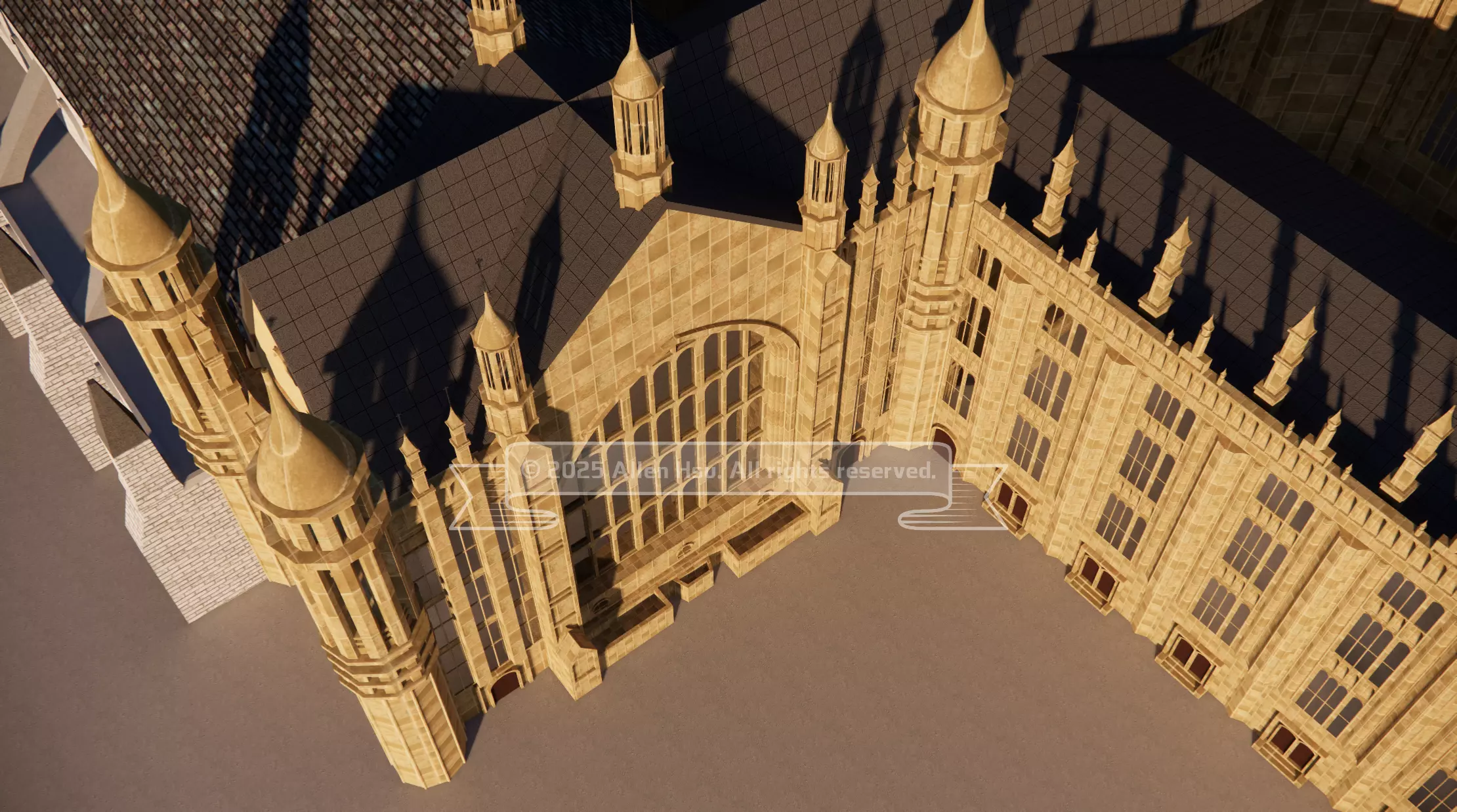 Palace of Westminster - does not include Big Ben 3D model_37