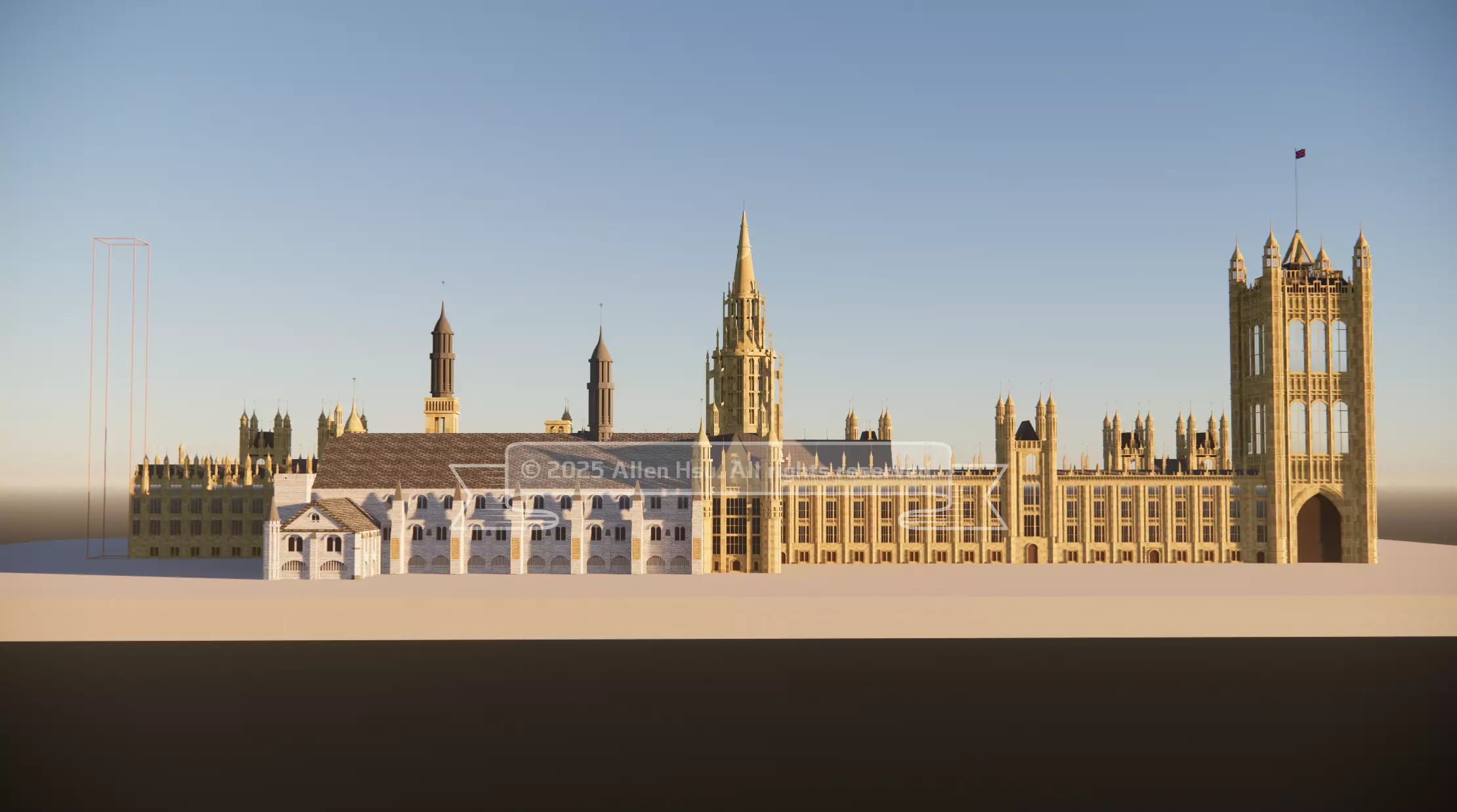 Palace of Westminster - does not include Big Ben 3D model_3
