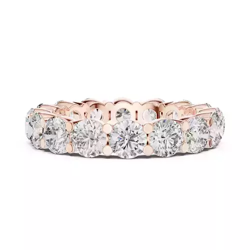 4mm Round Cut Full Eternity Stacking Wedding Band 3DM STL Video 3D print model