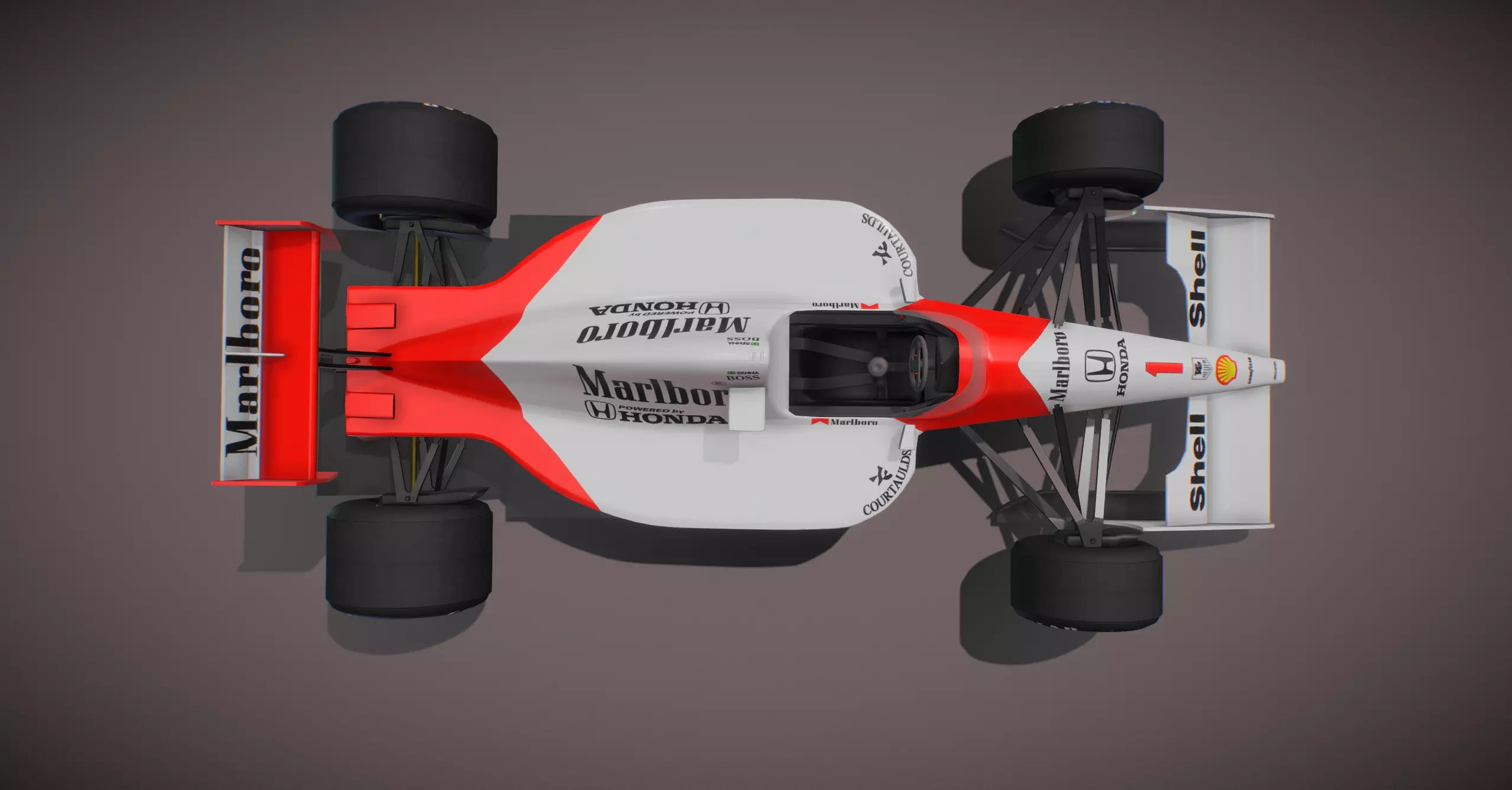 McLaren MP4-6 3D model_2