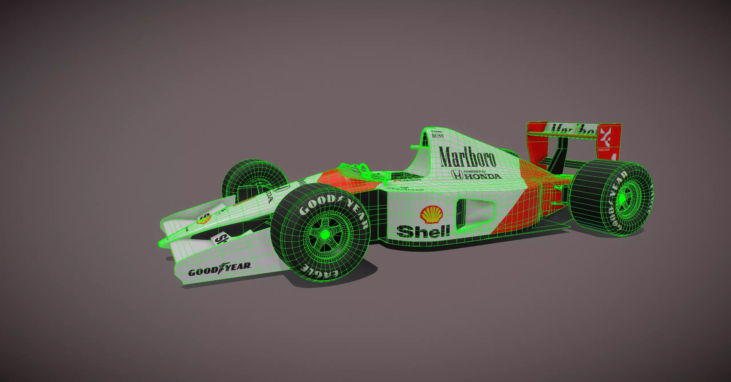 McLaren MP4-6 3D model_4