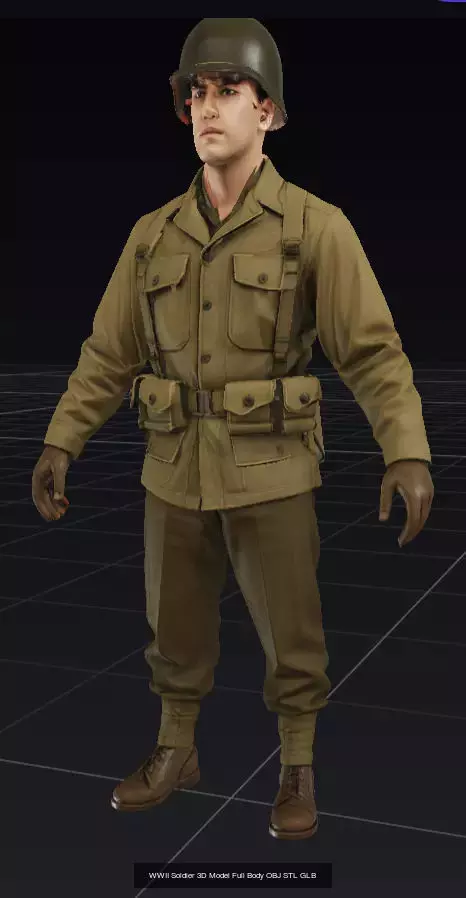 Soldiers 3D Model Collection_5
