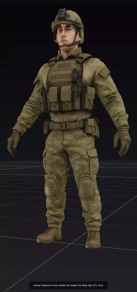 Soldiers 3D Model Collection_2