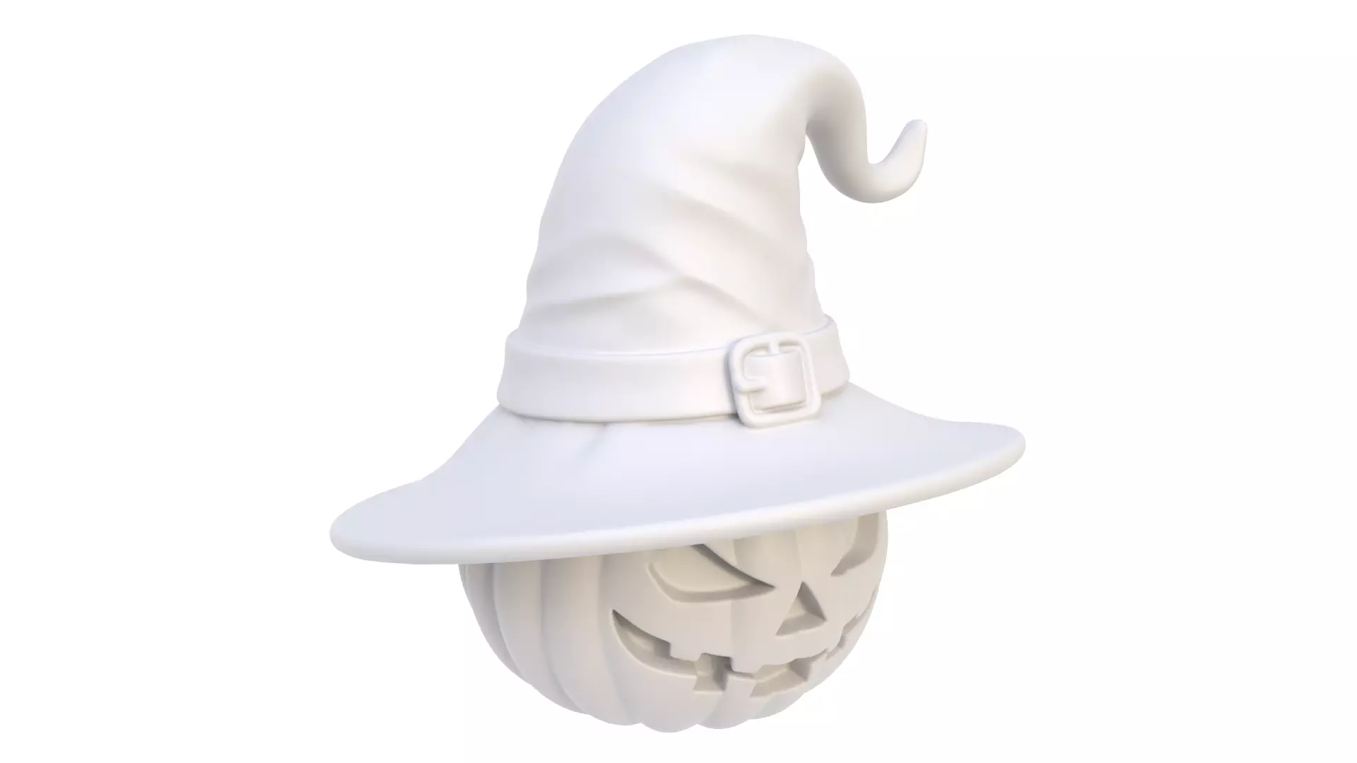 Halloween pumpkin 03 3D model_6