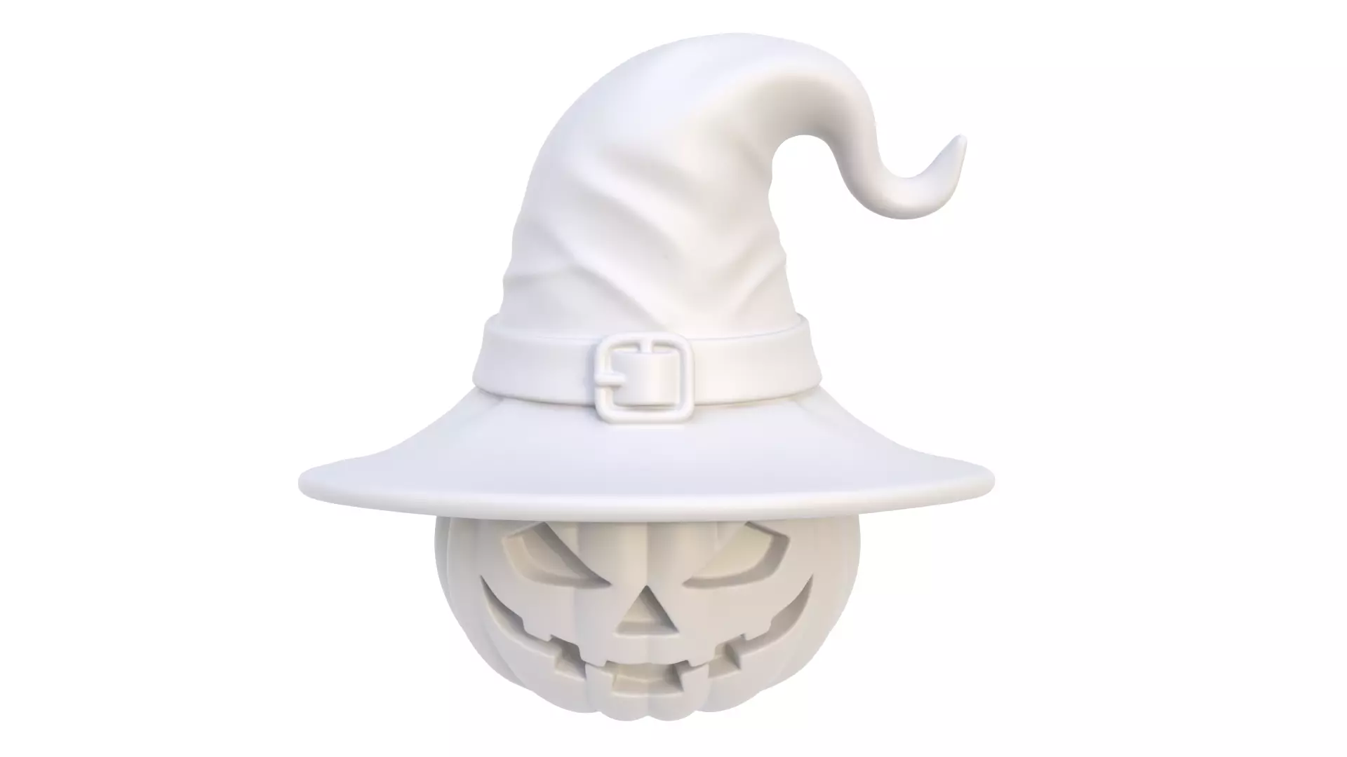 Halloween pumpkin 03 3D model_7