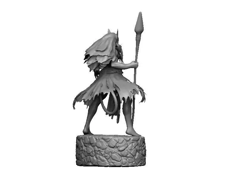 Bastet 3D print model_3