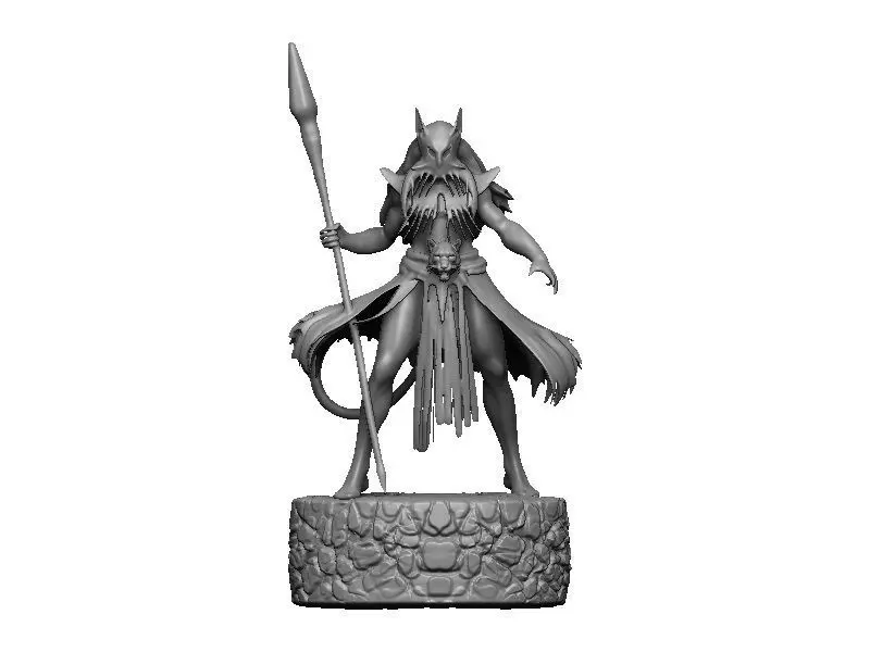 Bastet 3D print model_0