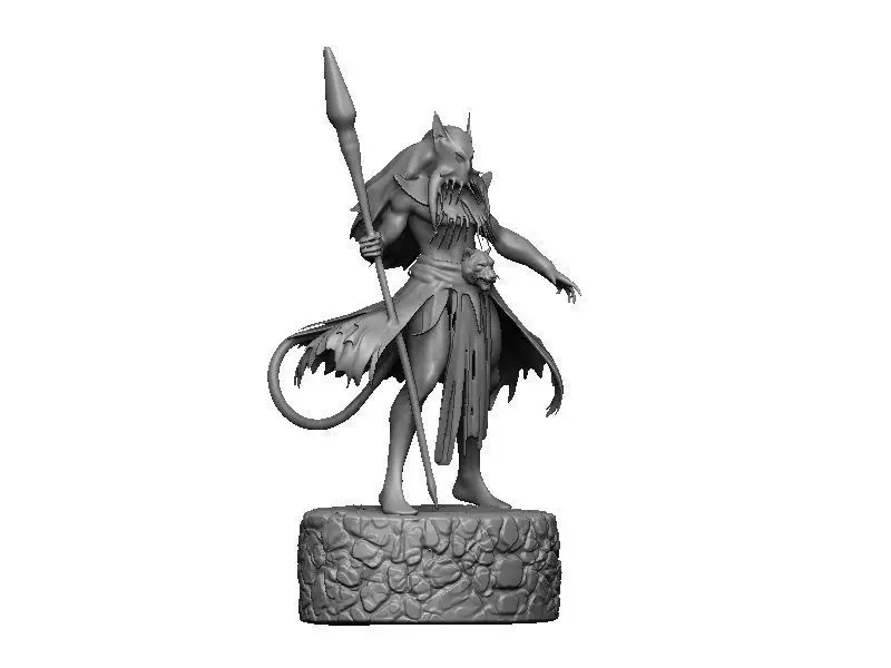 Bastet 3D print model_1