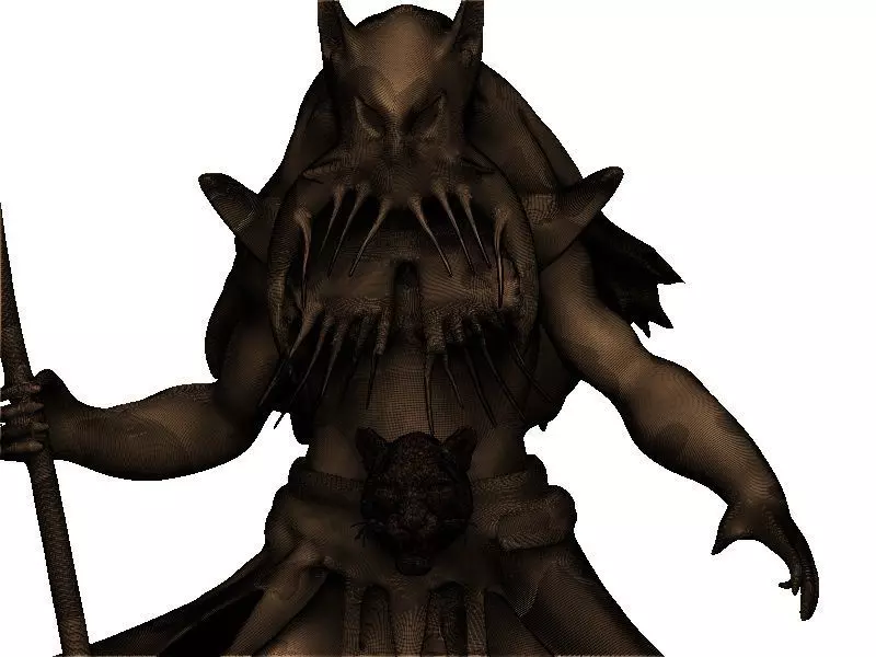 Bastet 3D print model_9