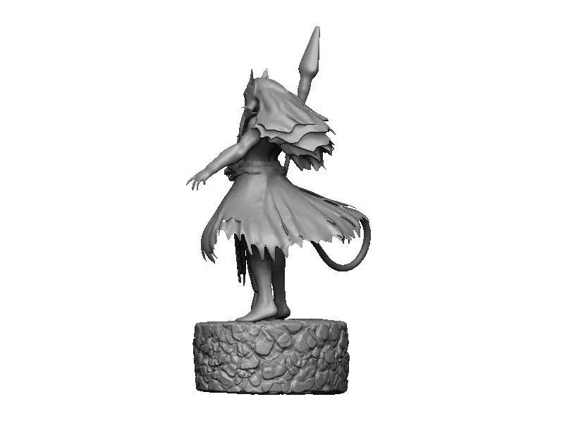 Bastet 3D print model_5
