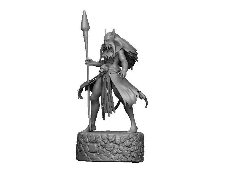 Bastet 3D print model_7